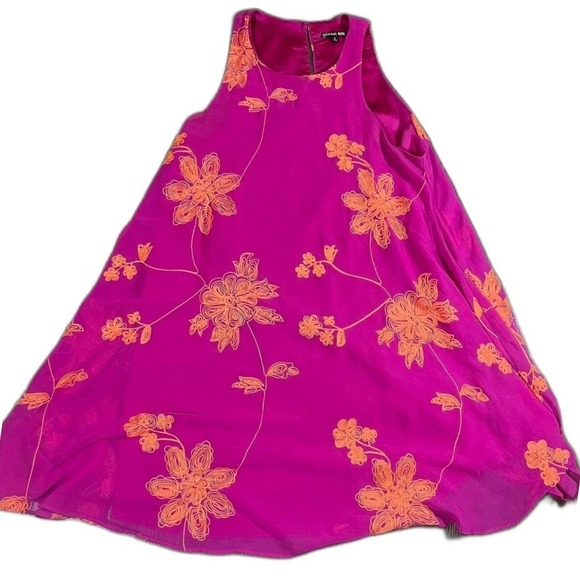 Gianni Bini Dresses & Skirts - Gianni Bini Dress Womens Small Pink Orange Floral Sleeveless Casual Party
